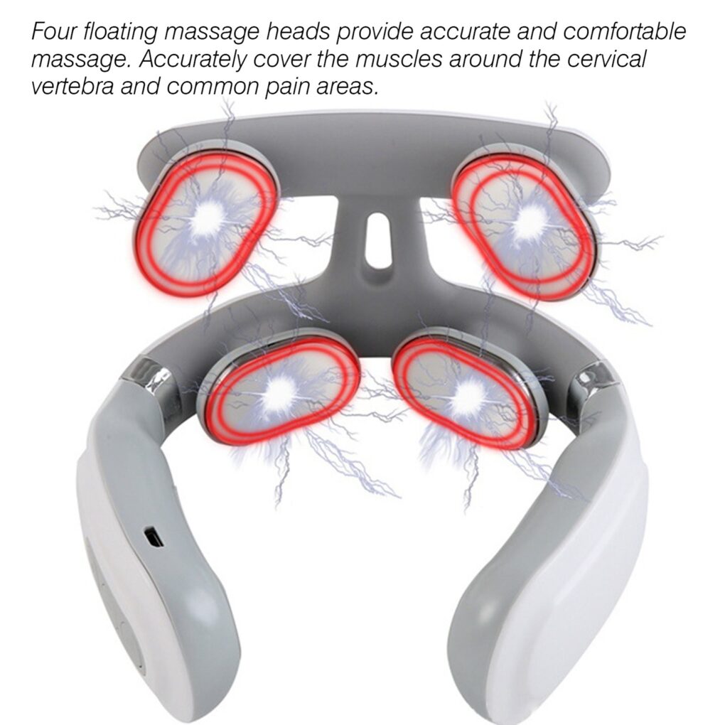 Portable Neck Massager w/ Heat, Vibration & Light - Image 3